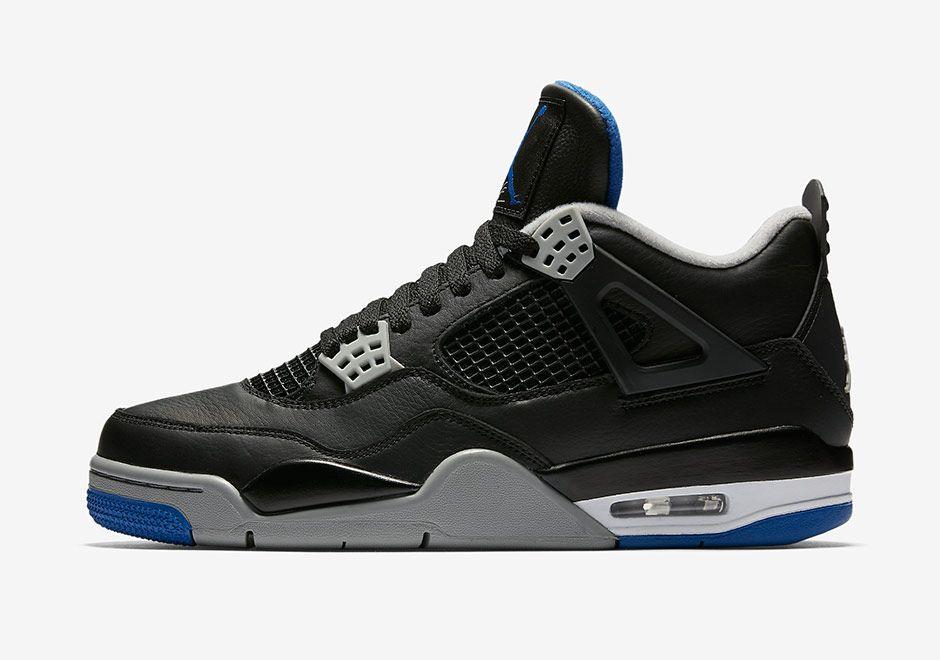 Blue and Black Jordan Logo - Air Jordan 4 Black/Royal Release Date | SneakerNews.com