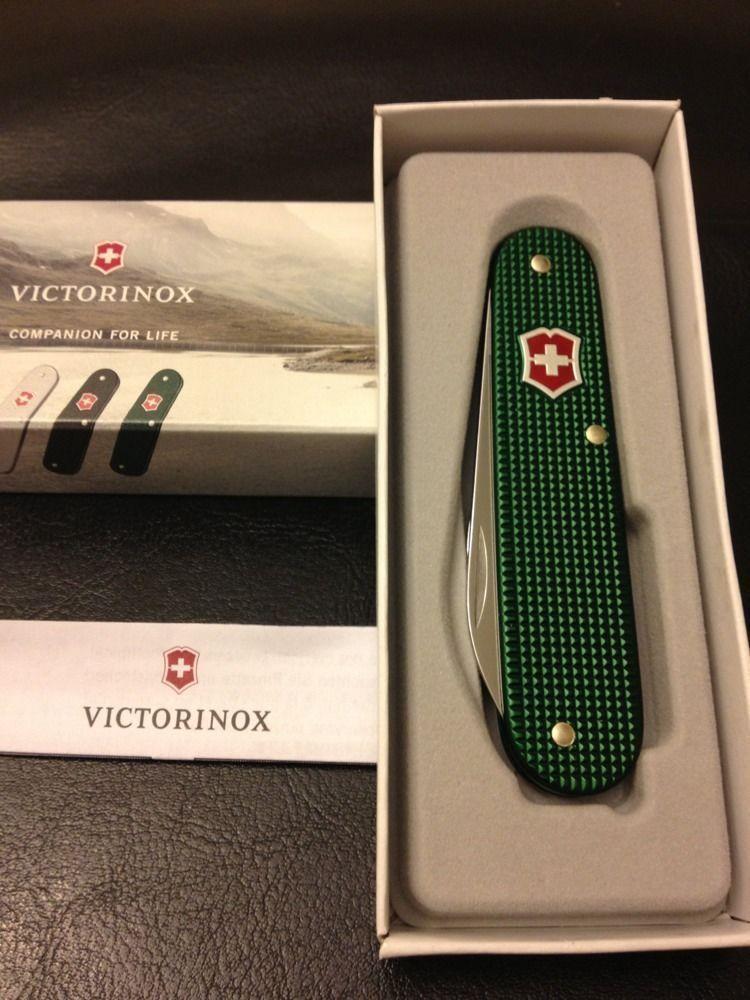Green and Red Shield Logo - Victorinox GREEN (w RED Shield) Alox Bantam, Swiss Army Knife