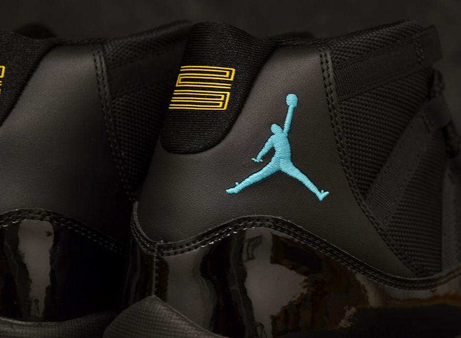 Blue and Black Jordan Logo - Air Jordan XI Retro - Black - Gamma Blue - Varsity Maize ...