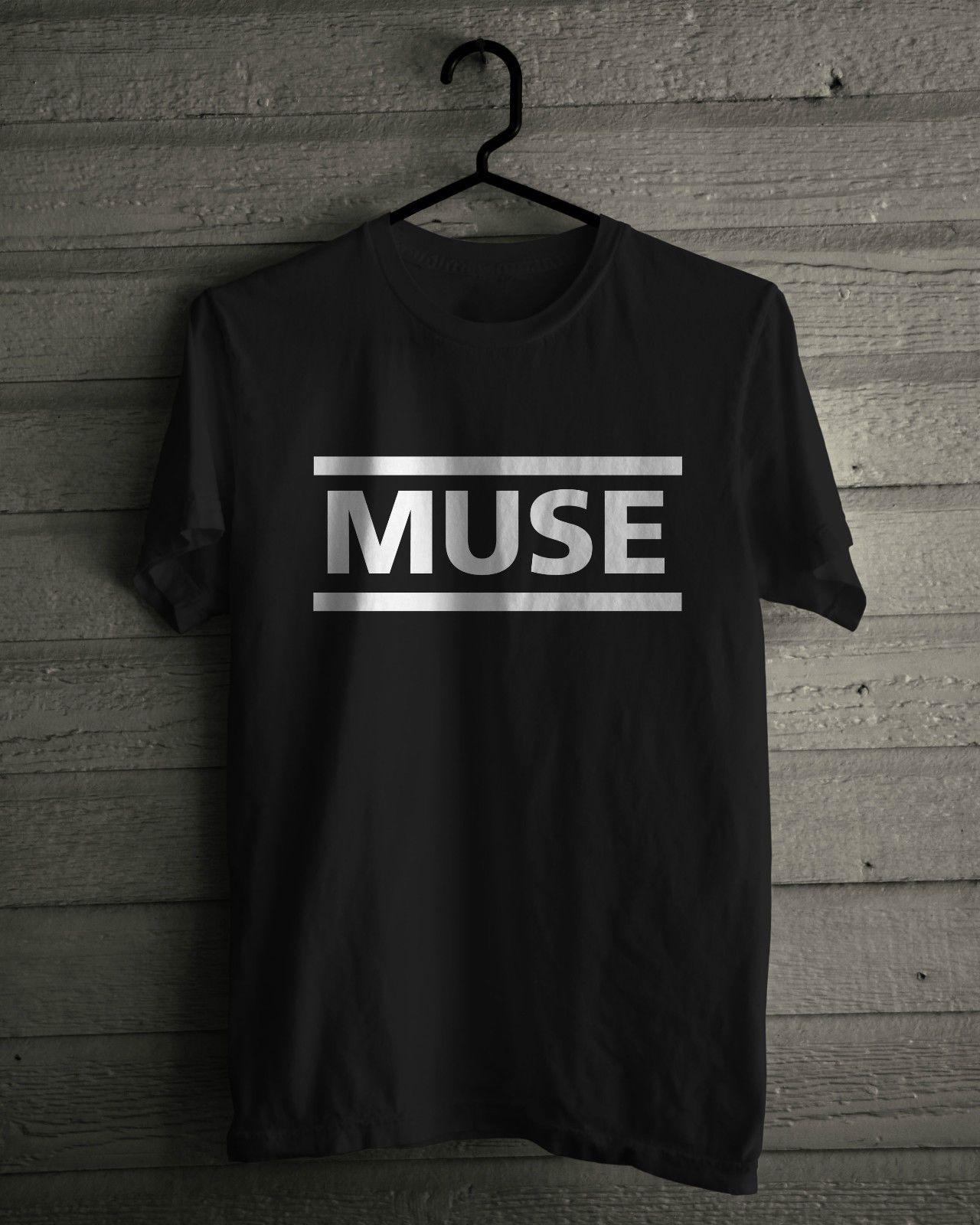 Muse M Logo - Muse T Shirt, Music Rock Logo Band Black Tee SIZE S, M, L, XL, 2XL, 3XL