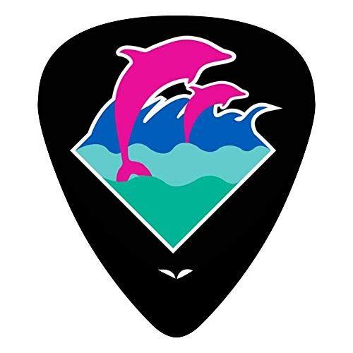 Pink Dolphin Co Logo - Zihoco Unique Pink Dolphin Design Celluloid Guitar Picks 12 Pack ...
