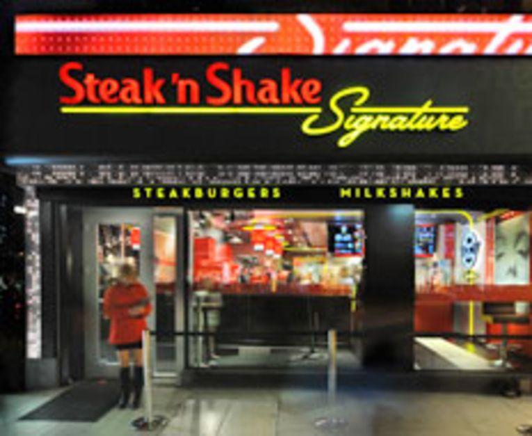 Steak 'N Shake Signature Logo - New Steak N Shake Restaurant Prototype Debuts in New York