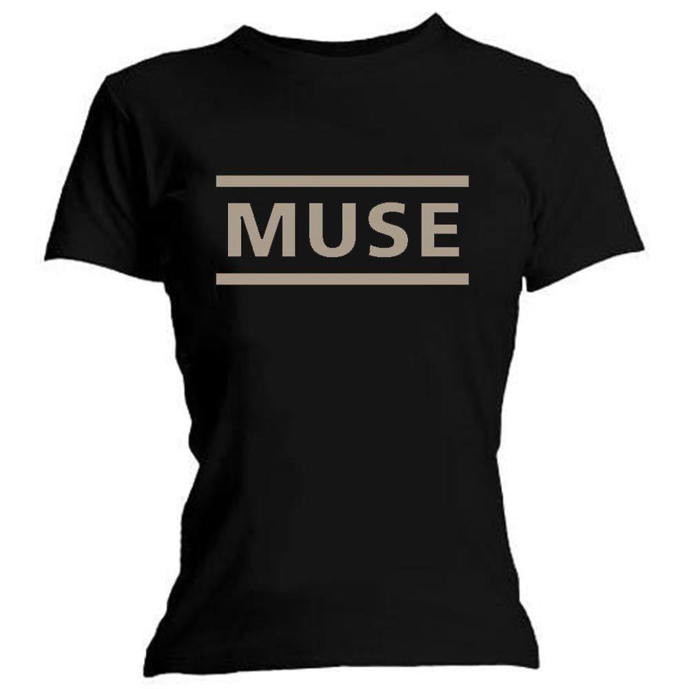 Muse M Logo - Official Skinny Ladies T Shirt MUSE Drones Classic Logo M 10: Amazon ...