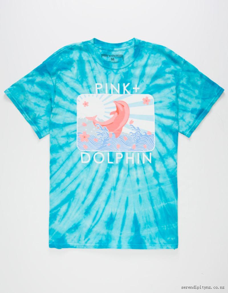 Pink Dolphin Co Logo - Pink Dolphin Graphic Tees : Men PINK DOLPHIN Blossom Portrait T ...