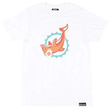 Pink Dolphin Co Logo - Pink Dolphin Upside Down Logo Mens SS T-Shirt In White - White - XL ...