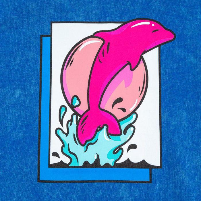 Pink Dolphin Co Logo - INDOOR: PINK DOLPHIN CLOTHING LEAP L S T Shirt (M L, XL) (dolphin