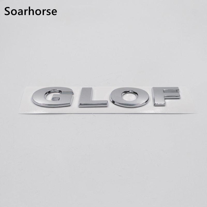 Volkswagen Word Logo - US $6.75 |Soarhorse New Style For Volkswagen Golf Word Logo Car Rear Trunk  Emblem Badge For Golf 5 6 7 MK7 MK4 Replace Sticker-in Car Stickers from ...