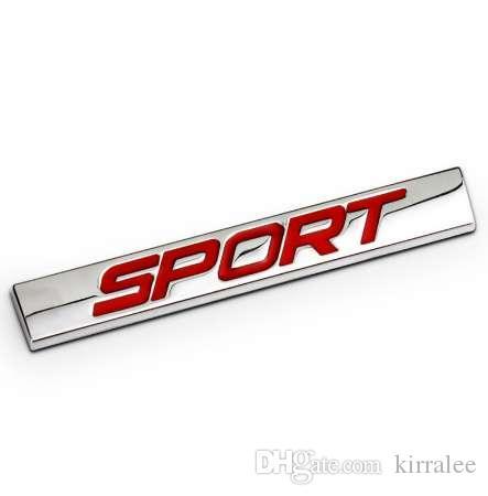 Volkswagen Word Logo - Red Sport Word Long Bar Chrome Zinc Alloy Car Styling Emblem Badge  Refitting 3D Sticker for VW Volkswagen New Jetta Bora Lavida