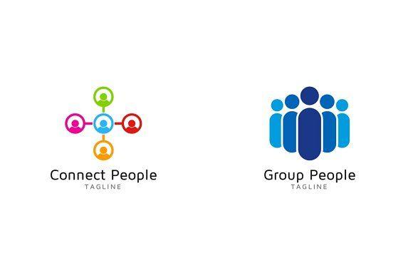 Group of People Logo - People Logo Bundle Logo Templates Creative Market