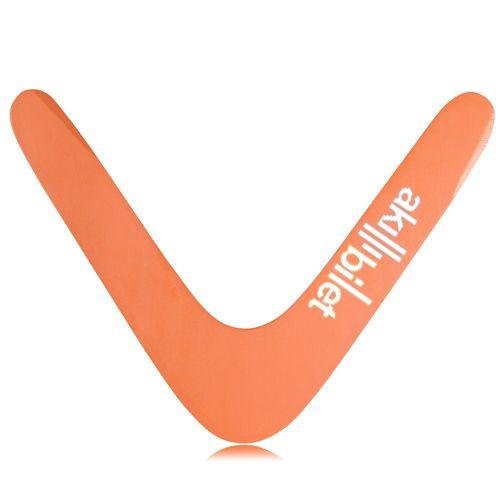 Boomerang V Logo - Frisbee : Promotional V Shaped Wooden Boomerang
