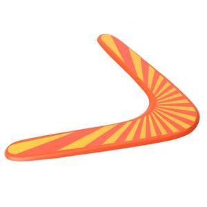 Boomerang V Logo - Returning Boomerang Vibrant Orange and Gold Wooden V Shaped