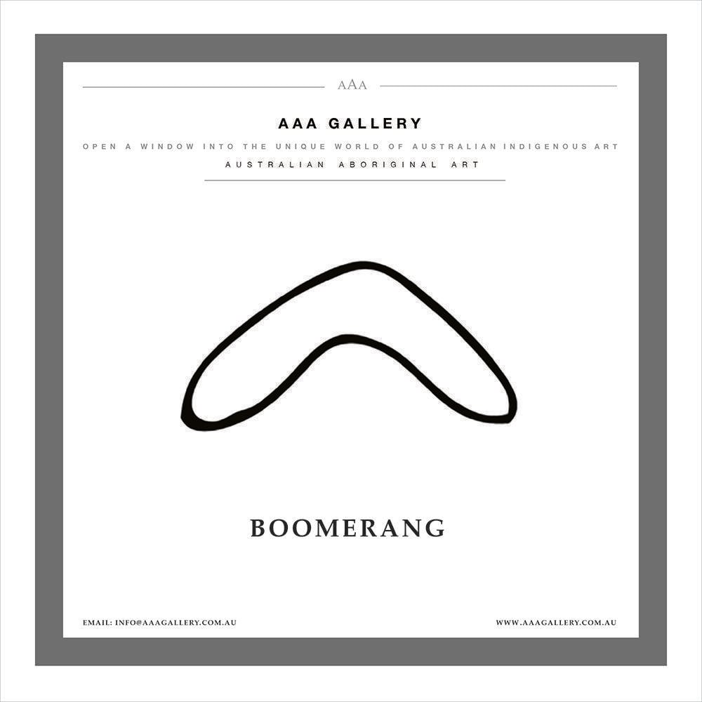 Boomerang V Logo - AUSTRALIAN ABORIGINAL ART SYMBOL 