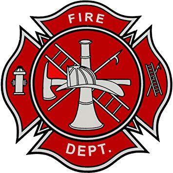 Fire Cross Logo - Amazon.com: Fire Department Logo Decal: Automotive