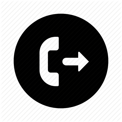 Phone Call Circle Logo - Call, circle, outgoing, phone icon