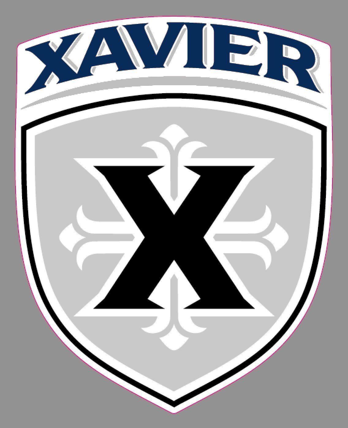 Windows 96 Logo - Xavier University Musketeers Vinyl Decal. 6 in Logo