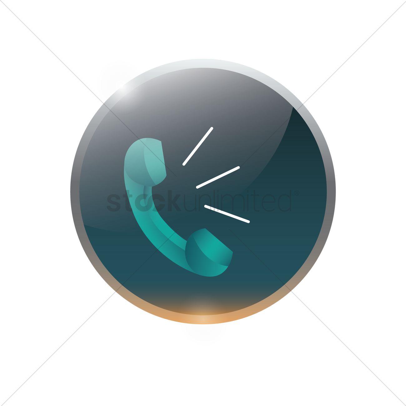 Phone Call Circle Logo - Phone call icon Vector Image