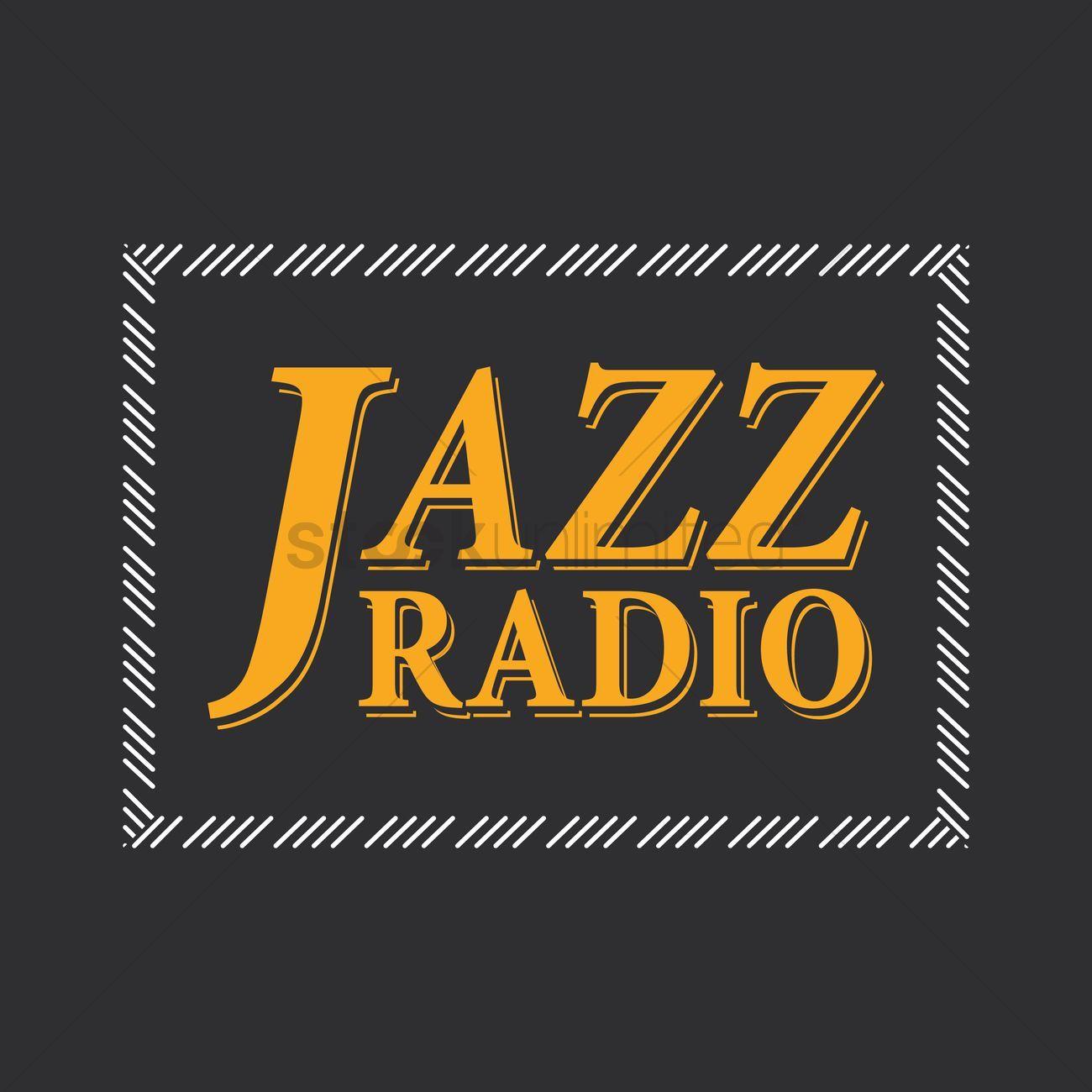 Jazz Radio Logo - Jazz radio logo Vector Image
