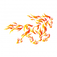 Red Fire Logo - Red fire horse | Brands of the World™ | Download vector logos and ...