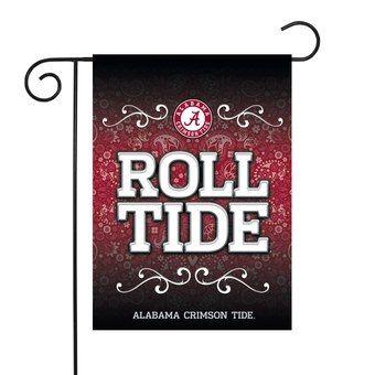 Alabama Roll Crimson Tide Logo - Alabama Crimson Tide Lawn Decor, University of Alabama Garden ...