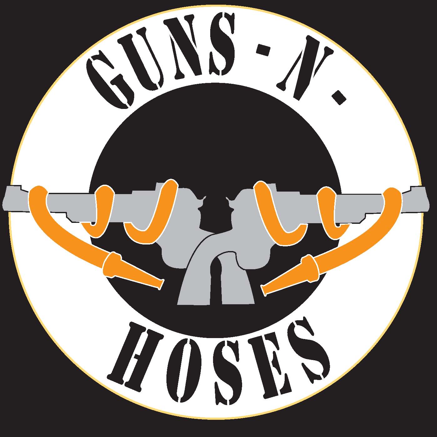 Guns and Hoses Logo - GUNS N HOSES softball