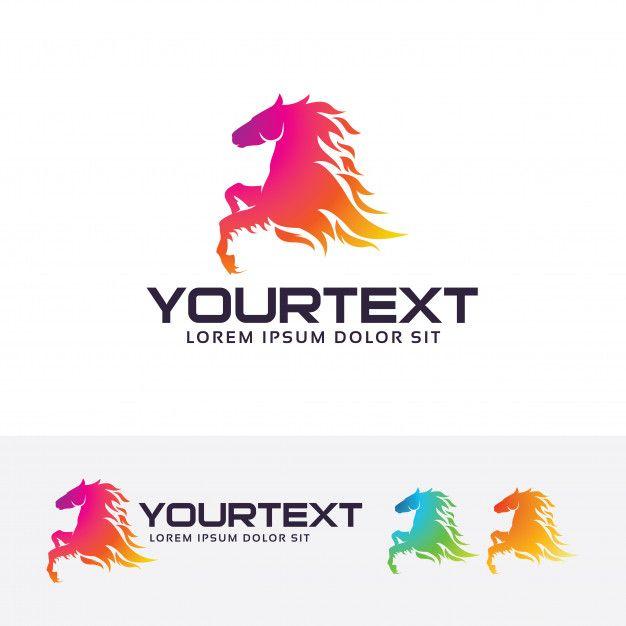 Fire Horse Logo - Fire horse logo template Vector | Premium Download