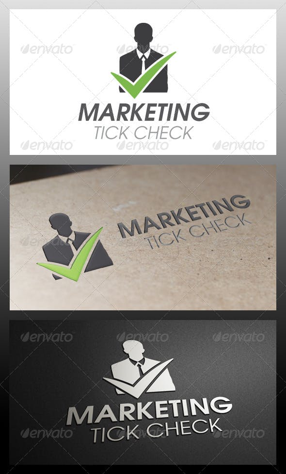 Tick Mark Logo - Business Tick Check Mark Logo Template by BossTwinsArt | GraphicRiver
