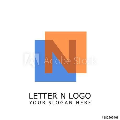 Double N Logo - letter n double light logo this stock vector and explore