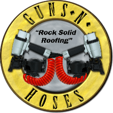 Guns and Hoses Logo - Guns N Hoses Roofing, eavestrough, rain gutters, installation, Calgary
