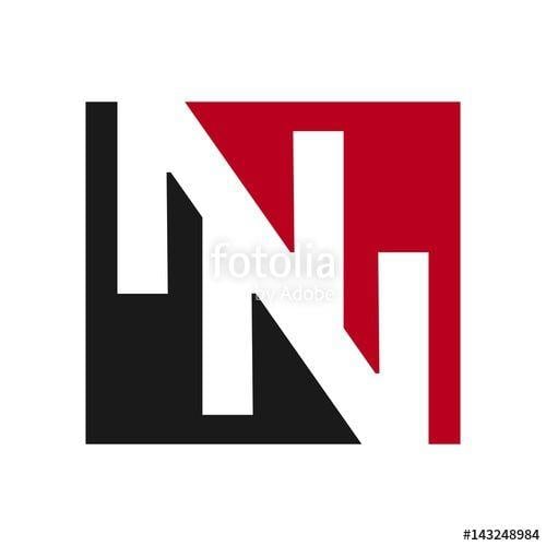 Double N Logo - letter n logo vector. double letter N.