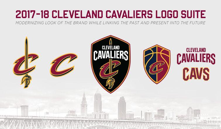 Cavs Logo - Cavaliers Logo Suite Evolves to Modernize Look