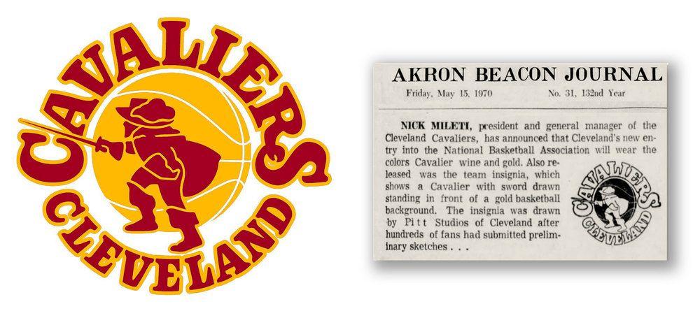 Cavs Logo - The Cleveland Cavaliers' First Logo—Wine and Gold, with a Dash