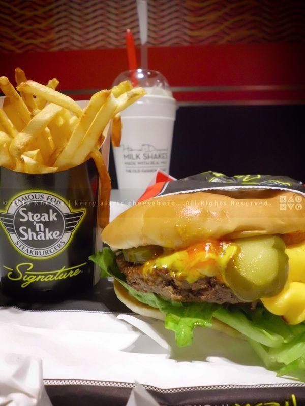 Steak 'N Shake Signature Logo - Steakin' It Easy. Midtown West Hot Spots. Food, Nyc