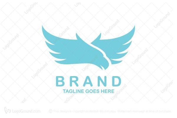 Medical Eagle Logo - Modern, simple, playful, luxury logo of an eagle that has angel ...