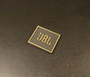 JBL Logo - JBL Logo Emblem Badge brushed gold metallic color adhesive 28 x 23 ...