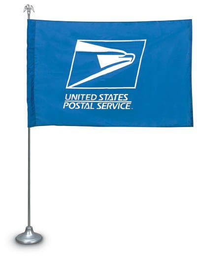 USPS Eagle Logo - N1023813 - USPS Indoor Logo Flag Kits w/4'x6' Flag, Pole, Eagle ...
