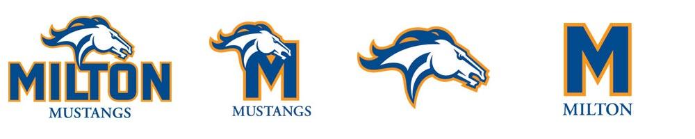Milton M Logo - A New Look for the Mustangs - Milton Academy