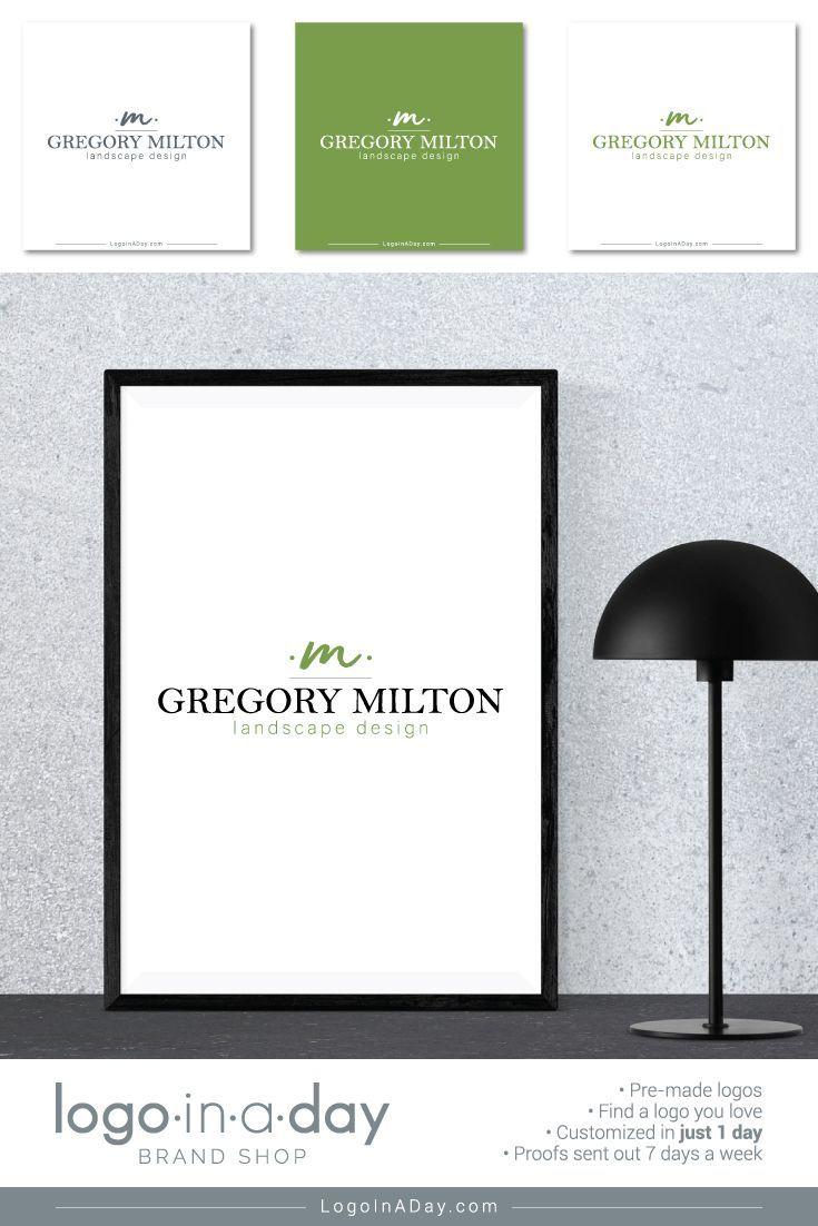 Milton M Logo - Gregory Milton • Horizontal Logo Design | Logo + Branding ...