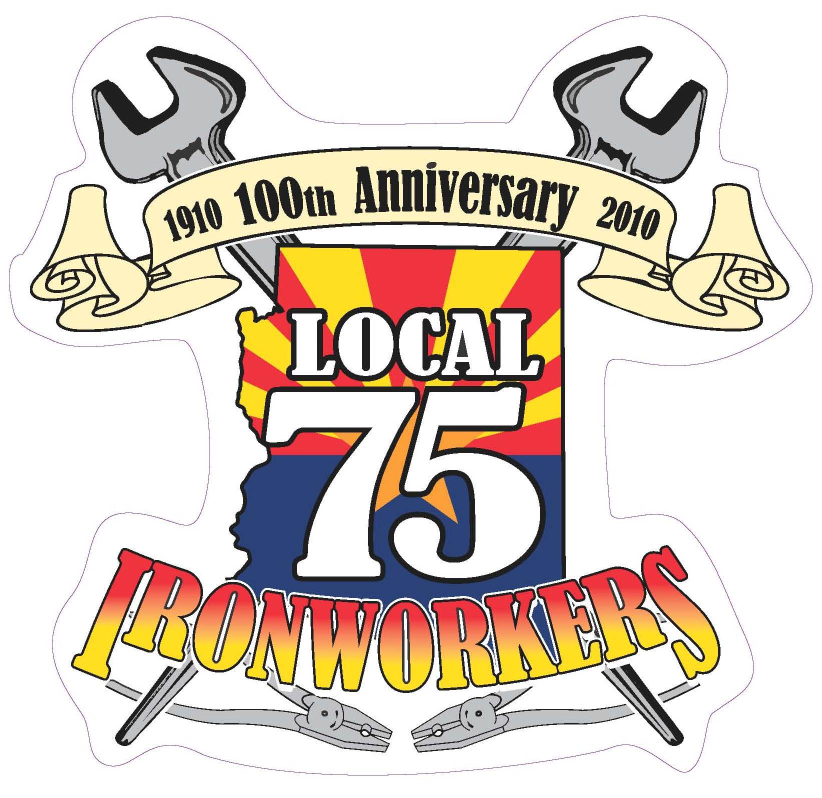 Arizona Strong Logo - Ironworkers Local 75