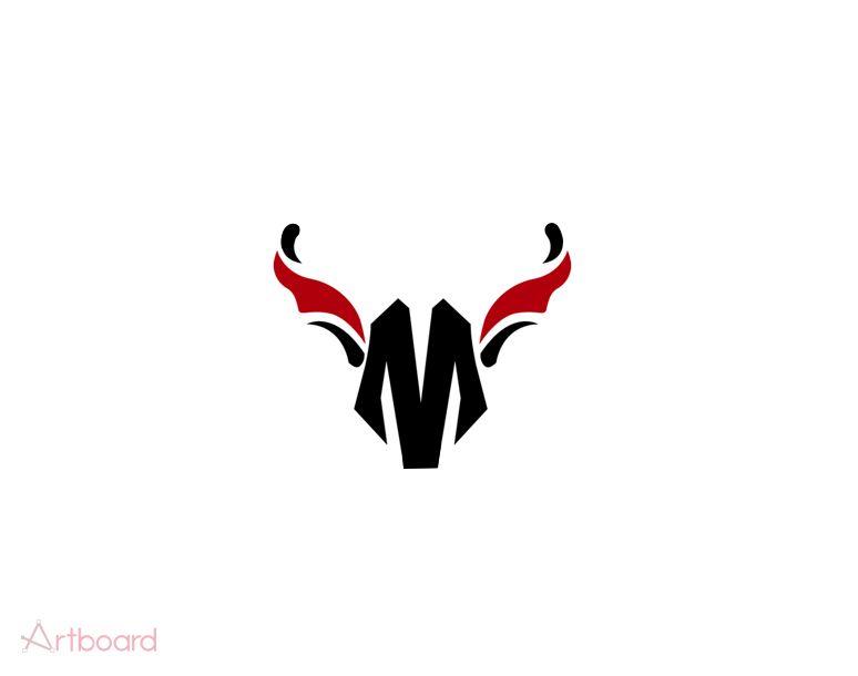 Red Black M Logo - Logo Design for Markhor Extreme Sportswear Brand #logo #design