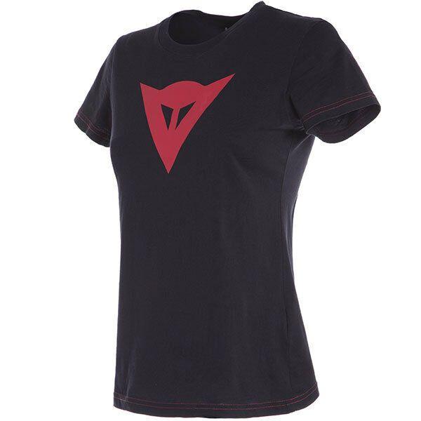 Red Black M Logo - Womens T-shirt Dainese Speed Demon Black Red Logo Size M | eBay