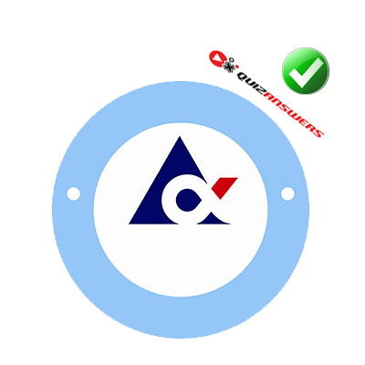 Blue Triangle with Circle Logo - Blue and white triangle Logos
