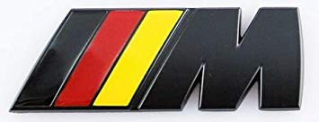 Black and Yellow M Logo - BMW Motorsport M Logo Black (Yellow, Red, Black): Amazon.co.uk: Car ...