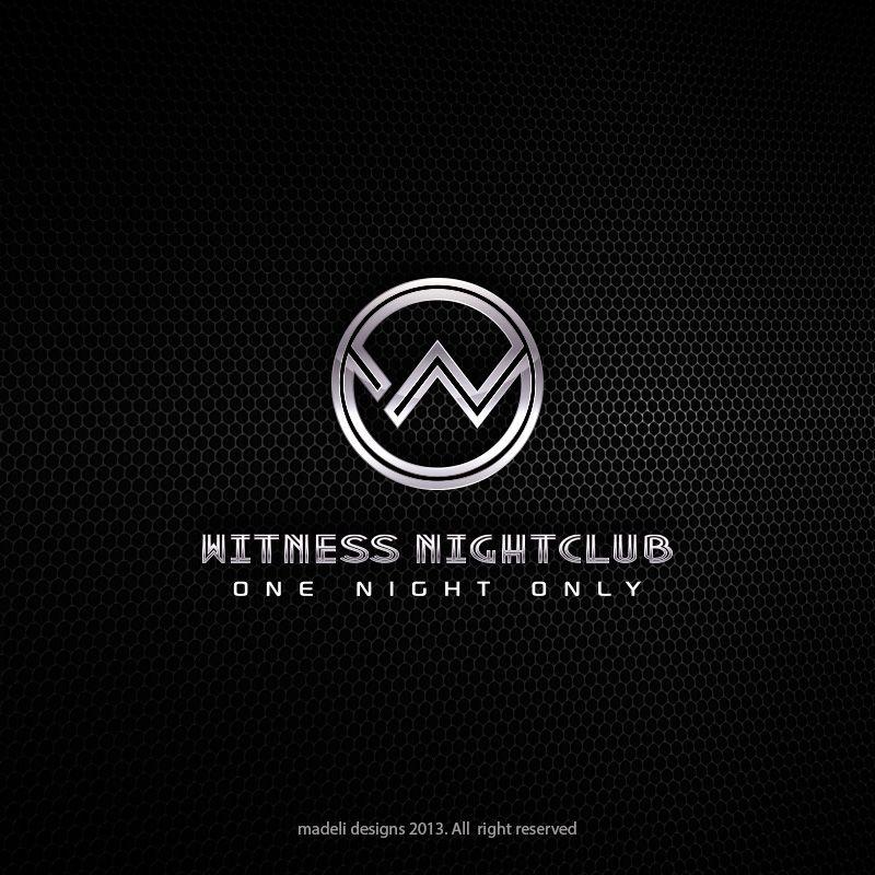 Night Club Logo - Upmarket, Serious, Club Logo Design for Witness Nightclub One Night