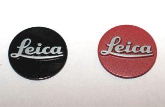 Red Black M Logo - Accessories for Leica M cameras