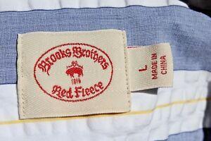 Two White Red L Logo - Brooks Bros Red Fleece L (fits more like M) Blue, White, & Yellow ...