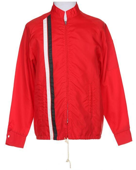 Two White Red L Logo - 60s Avon Sports Red Sport Nylon Jacket Red £36.0000. Rokit