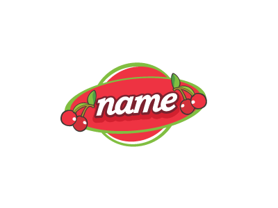 Red and Green Food Logo - food Logo Design Designed or Custom Made