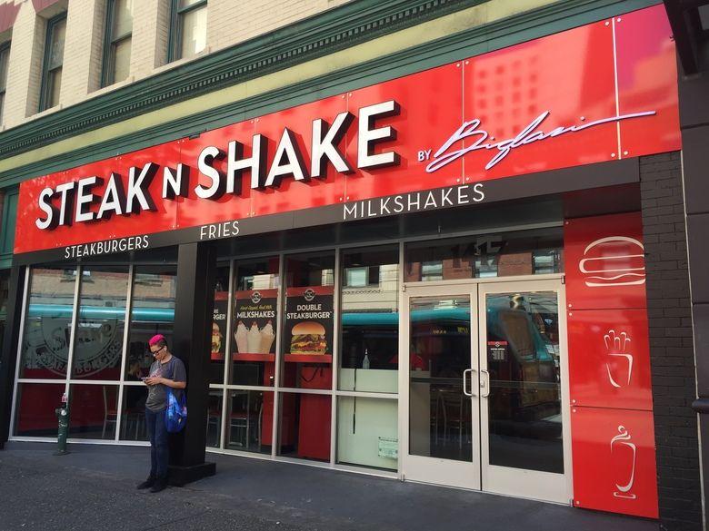 Steak 'N Shake Signature Logo - The sorrow of Steak 'n Shake. The Seattle Times