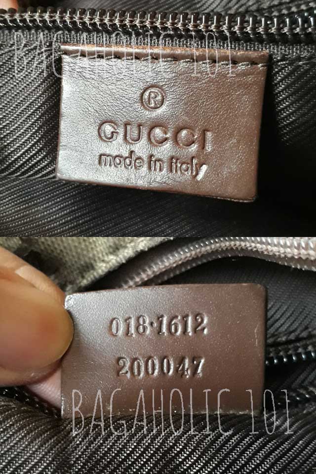 Serial number gucci discount check