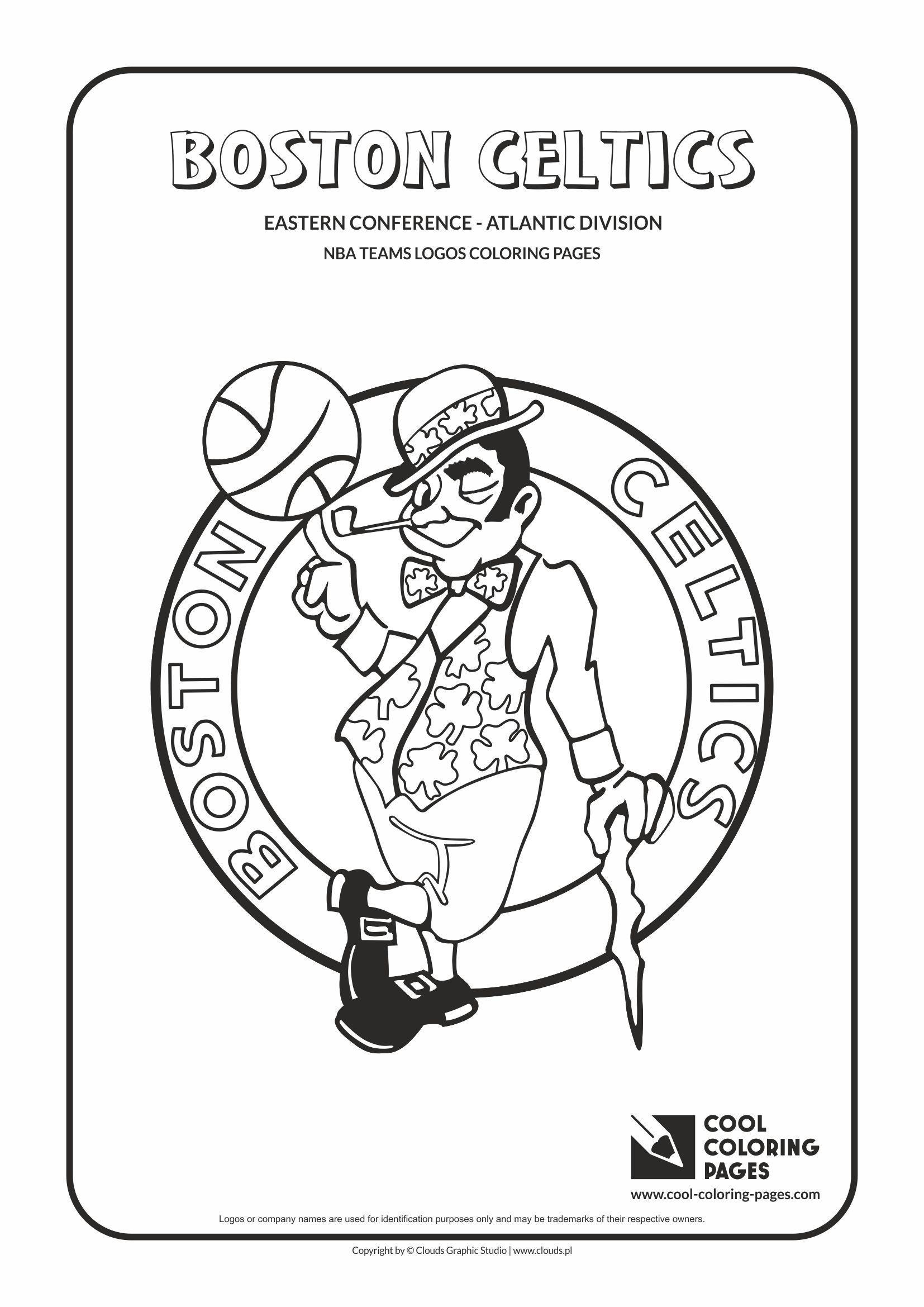 Cool NBA Team Logo - Cool Coloring Pages - NBA Teams Logos / Boston Celtics logo ...